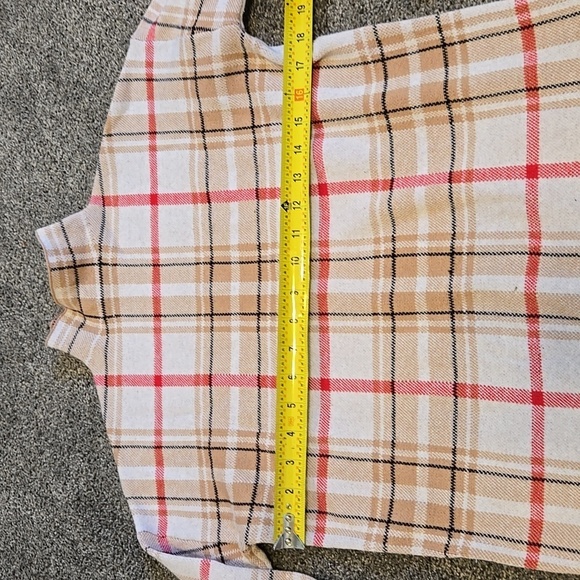 Tahari Women Turtleneck Pane Plaid Sweater Top Sz S - Picture 4 of 8